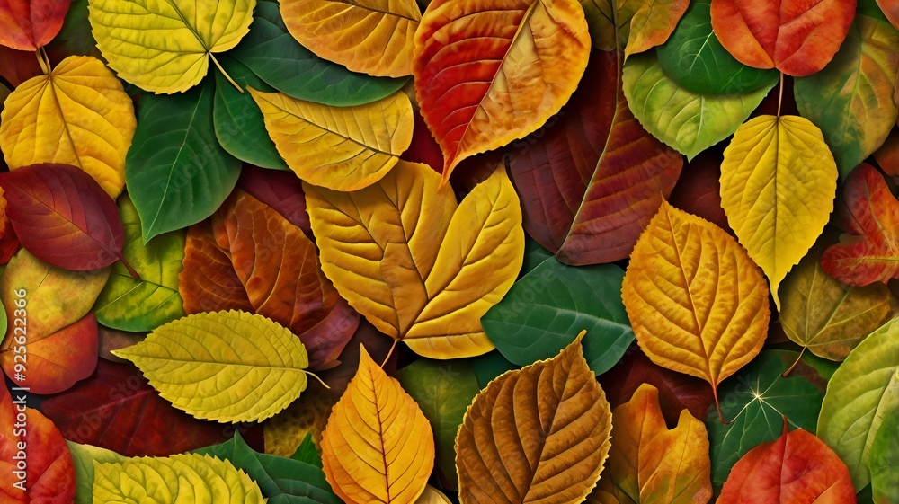 Fototapeta premium autumn leaves background