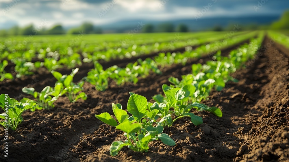 Arid and Desolate Landscape Preventing Proper Crop Growth Arid and Desolate Landscape Preventing Proper Crop Growth