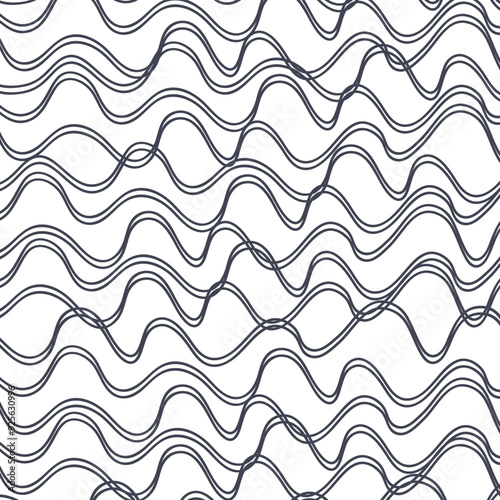 Adobe Illustrator Artwork with double waves.