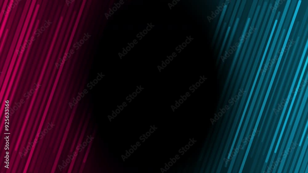 Blue purple minimal glowing lines abstract futuristic tech background. Seamless looping motion design. Video animation Ultra HD 4K 3840x2160