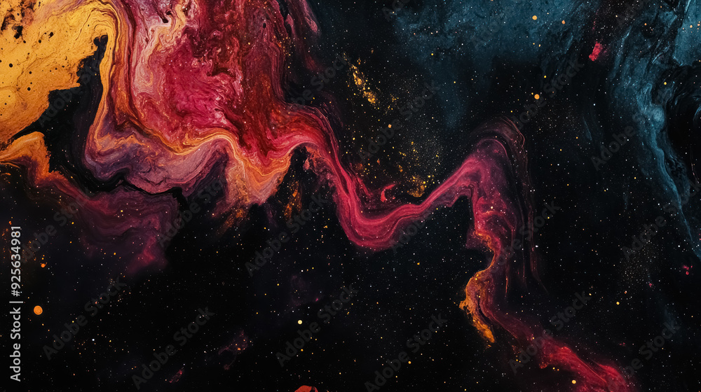 abstract cosmic marble pattern in vibrant colors abstract cosmic marble pattern in vibrant colors