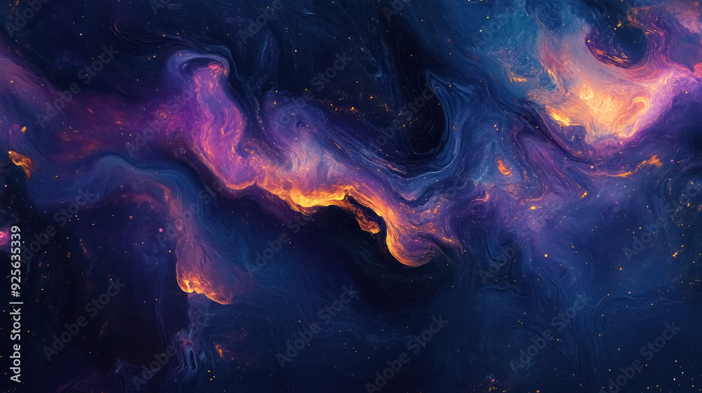 cosmic marble texture in vibrant abstract colors