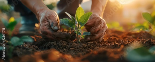 Acts of altruism in a community garden, with people helping each other, creating a warm and positive atmosphere, Realism, Natural light, Warm tones