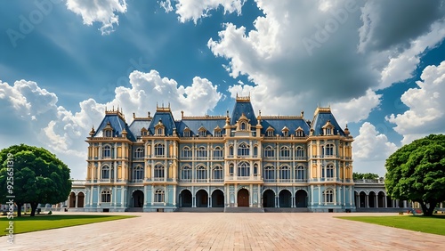 Majestic Palace in a Sunny Day.