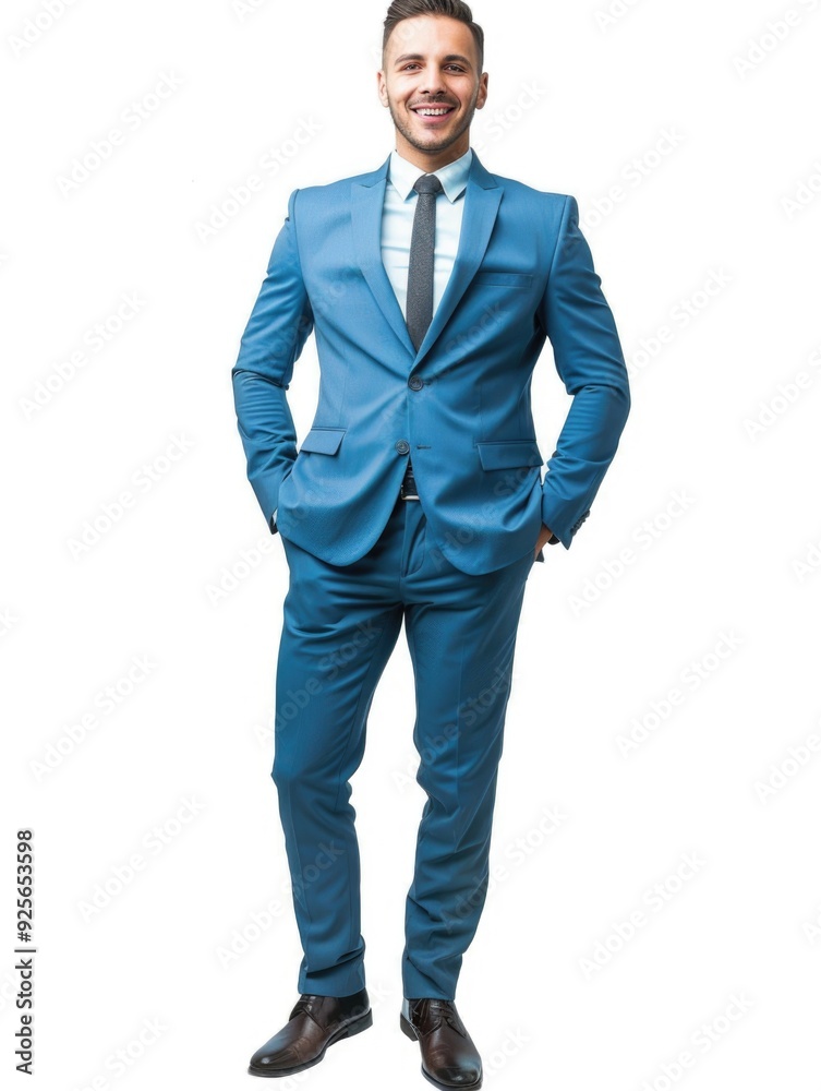 Success business manager in white background Success business manager in white background