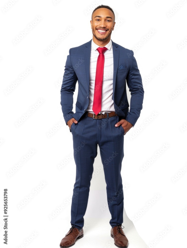 Success business manager in white background Success business manager in white background