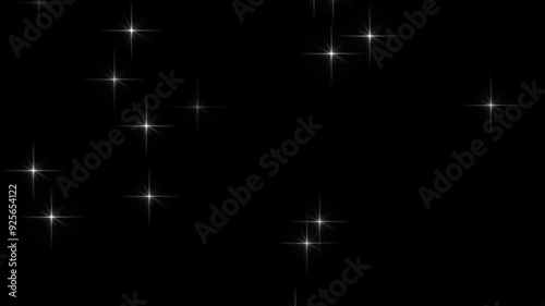 sparkle stars silver background christmas holiday, Colorful blinking stars on black background,
 Beautiful loop flickering falling gold stars particles on black background. falling sparkling stars.
