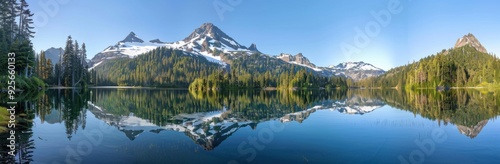 Mountain Lake Reflection