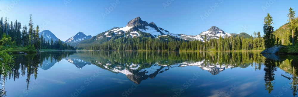 Mountain Lake Reflection Mountain Lake Reflection