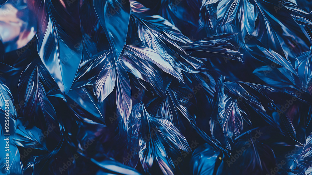 Obraz premium frozen leaves wallpaper