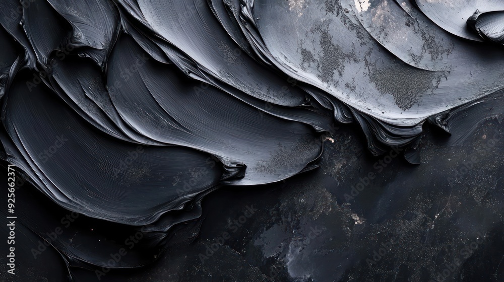 Obraz premium a photograph capturing the intricate patterns formed in the material after it has been bent and fold