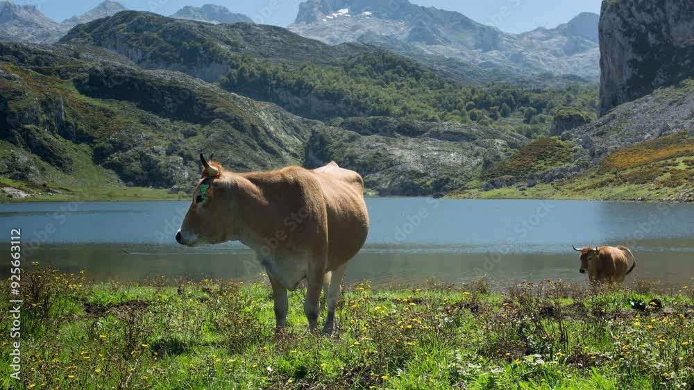 cova donga lakes in the picos de europa national park