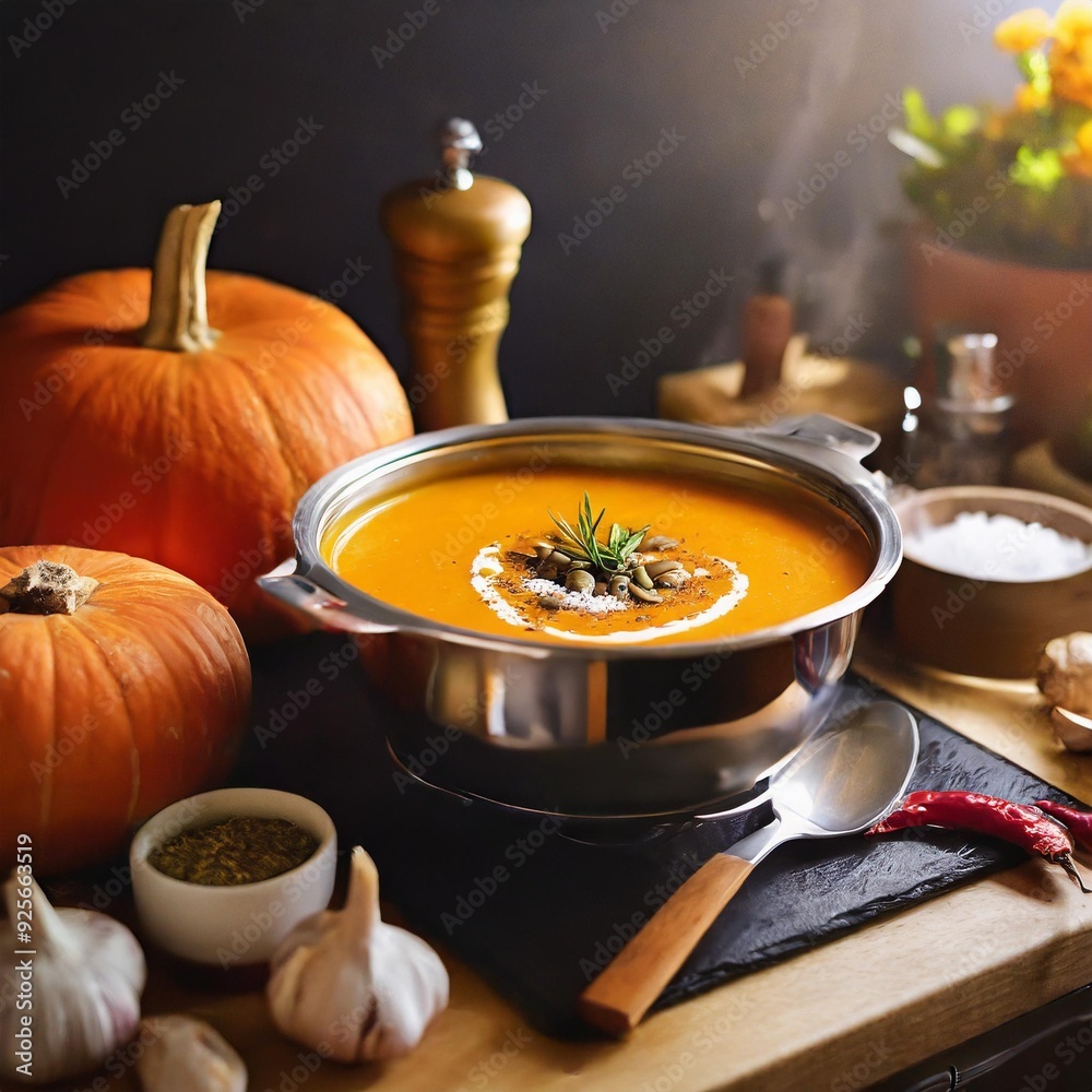Autumn pumpkin soup Autumn pumpkin soup
