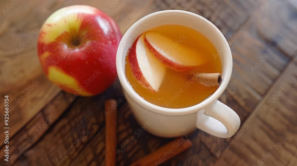 Warm Apple Cider with Cinnamon Sticks Warm Apple Cider with Cinnamon Sticks