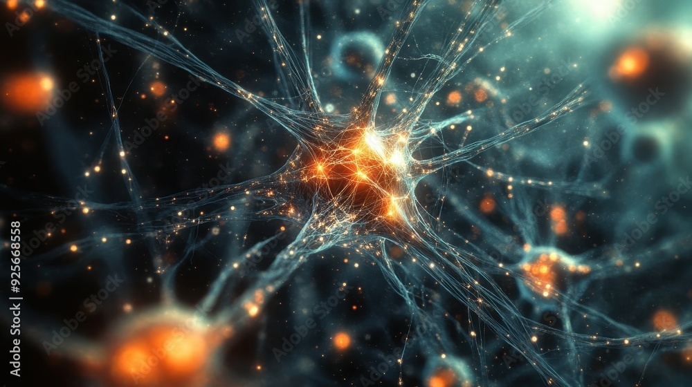 Fototapeta premium Neuron Network.