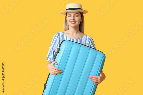 Beautiful young woman with ...