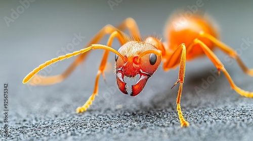 Extreme closeup of a fire ant bite, severe pain, inflamed skin with visible bite marks, high-detail reaction photo