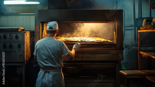 Chef Baking in the Kitchen photo