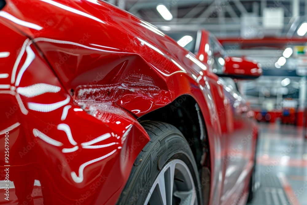 Skilled specialist restores car fenders with precision for flawless auto body repair Skilled specialist restores car fenders with precision for flawless auto body repair
