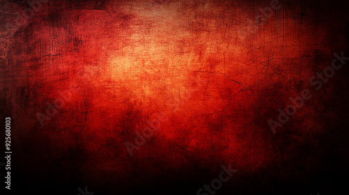 dark red-orange gradient on a black background, creating a moody, abstract, and atmospheric visual. The grainy texture adds depth, evoking feelings of intensity, warmth, and mystery in the viewer