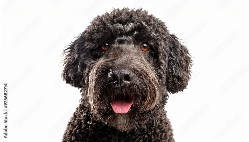 ポーチュギーズ・ウォーター・ドッグのポートレート(Portuguese Water Dog portrait on white background)
ポーチュギーズ・ウォーター・ドッグのポートレート(Portuguese Water Dog portrait on white background)