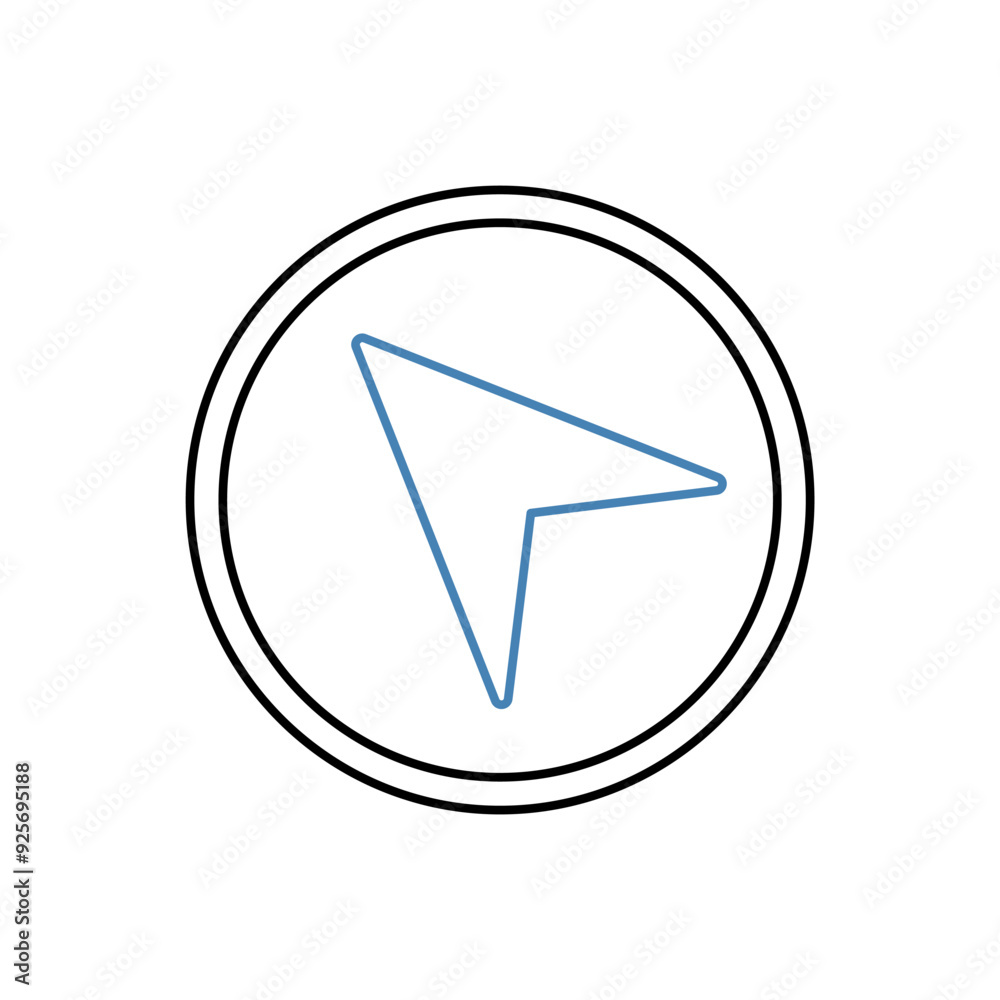 navigation concept line icon. Simple element illustration. navigation concept outline symbol design. navigation concept line icon. Simple element illustration. navigation concept outline symbol design.