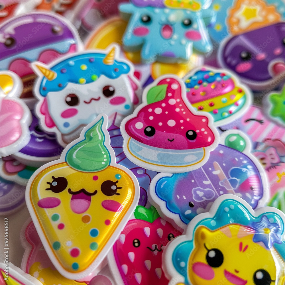 stickers kawaii cute colorful cartoon fun vibrant playful happy decoration fruits desserts animals characters art kids bright smiley faces sweet collection stationery children adorable bubbly fu stickers kawaii cute colorful cartoon fun vibrant playful happy decoration fruits desserts animals characters art kids bright smiley faces sweet collection stationery children adorable bubbly fu