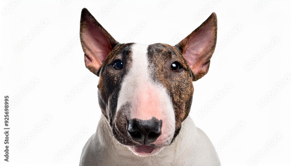 ブル・テリアのポートレート(Bull Terrier portrait on white background)
ブル・テリアのポートレート(Bull Terrier portrait on white background)