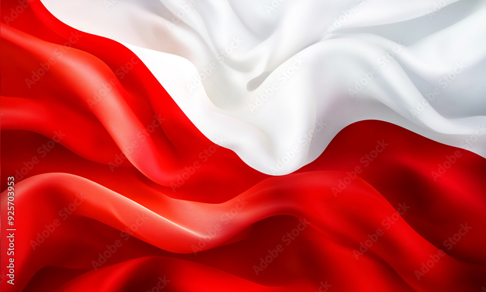 Flag of Indonesia silk close up background with wrinkled background Flag of Indonesia silk close up background with wrinkled background