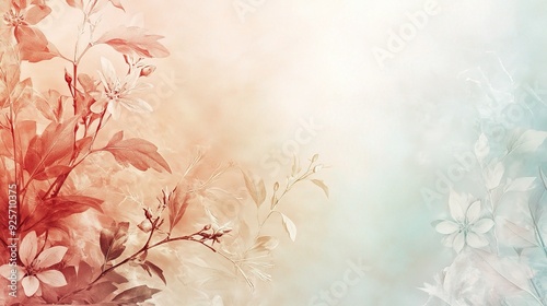 A background cover with soft, floral designs in pastel tones, ideal for a gentle and romantic feel, copy space, High quality, + --ar 16:9 --v 6.1 Job ID: 38054df1-b33d-4912-85a9-7cafd020ee42