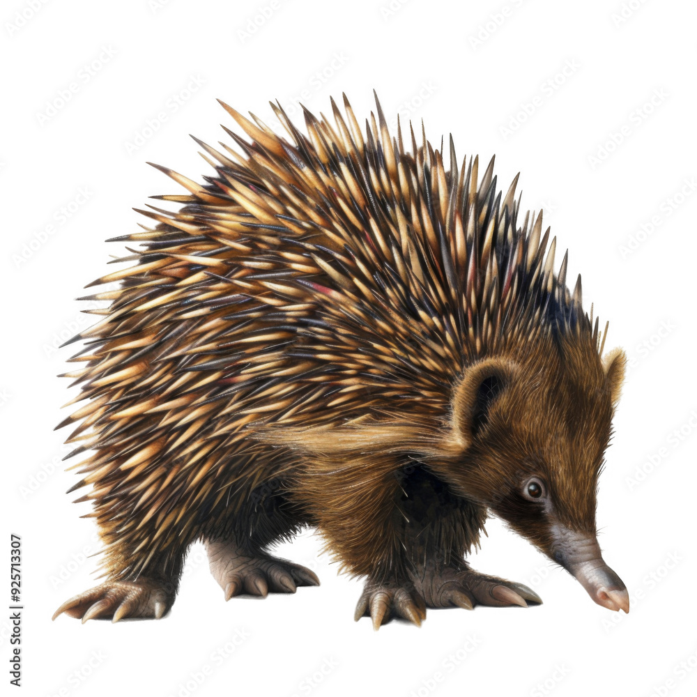 A Spiky Echidna With a Long Snout A Spiky Echidna With a Long Snout