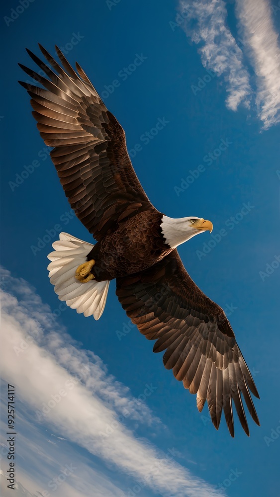 Harpy Eagle Flying with Blue Sky Background, Realistic Photo, Pattern Background, Wallpaper, Cover and Screen for Smartphone, Cell Phone, Computer, Laptop Harpy Eagle Flying with Blue Sky Background, Realistic Photo, Pattern Background, Wallpaper, Cover and Screen for Smartphone, Cell Phone, Computer, Laptop