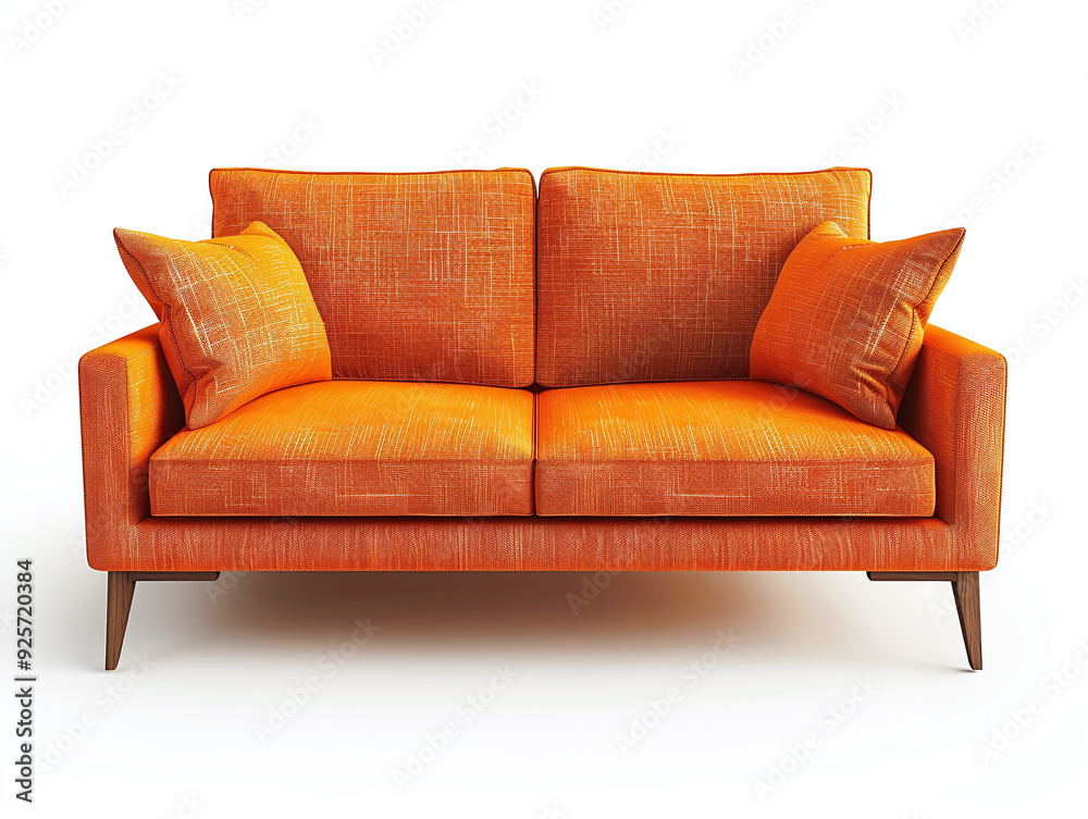 Fototapeta premium Modern Sofa isolated on white background.