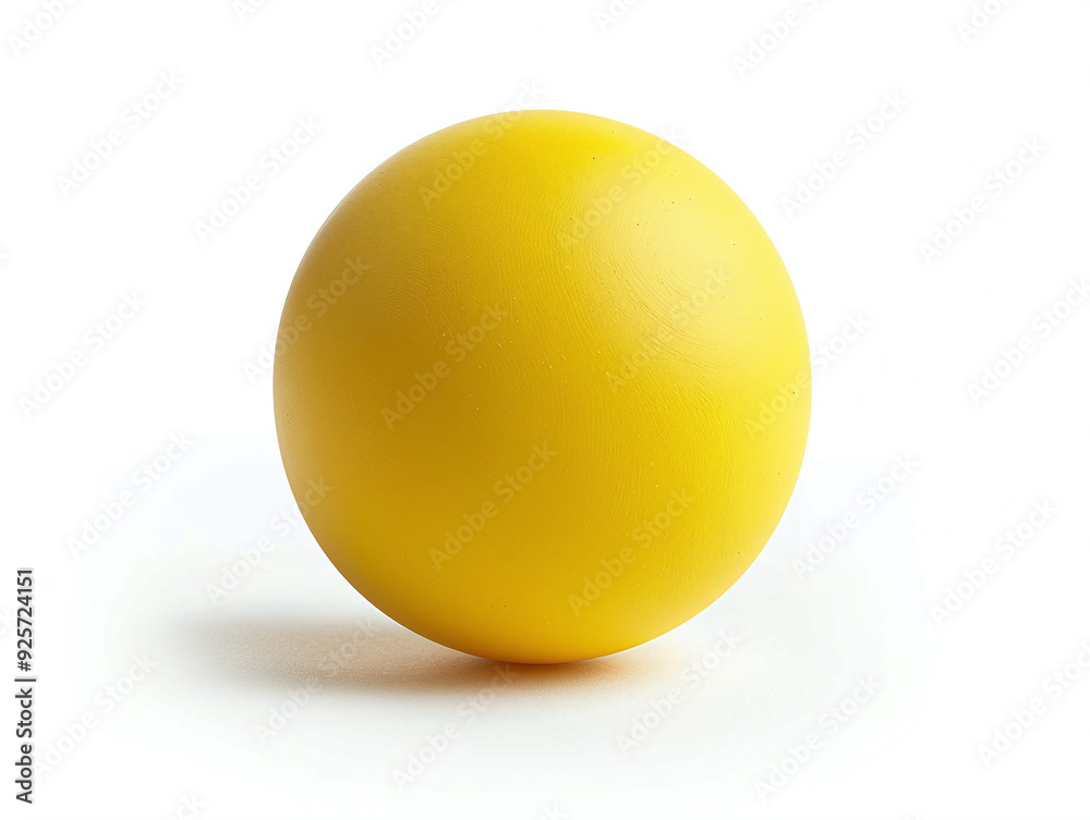 Yellow ball isolated on white Yellow ball isolated on white