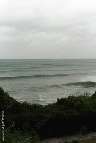 台風７号　稲村ヶ崎サーフィンBIGWAVES