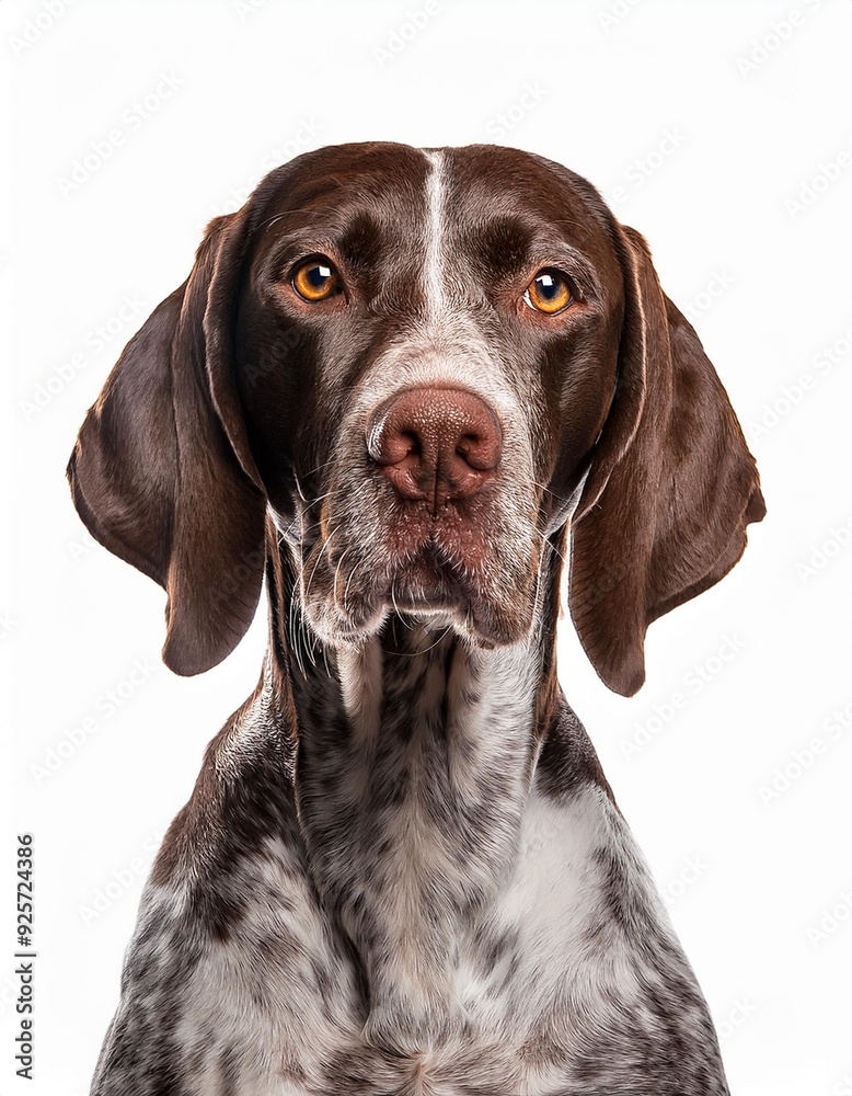 イングリッシュ・ポインターのポートレート(English Pointer portrait on white background)
イングリッシュ・ポインターのポートレート(English Pointer portrait on white background)