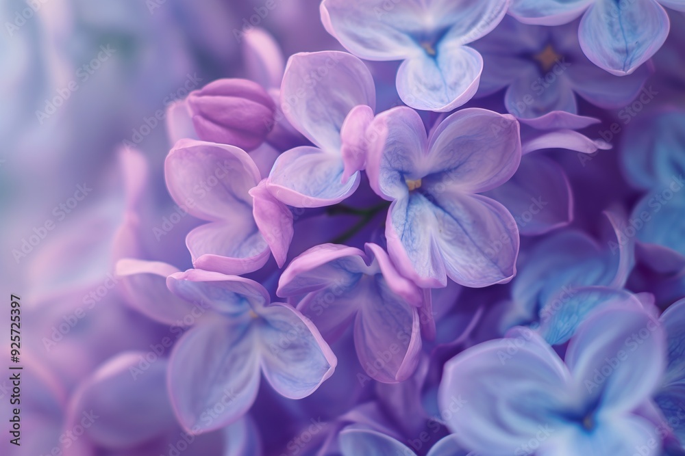 Beautiful lilac flowers, close-up. Floral background
