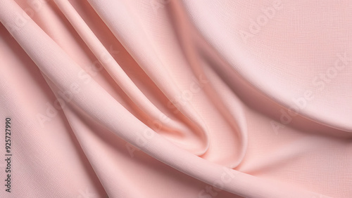 Cloth blush pink to pale peach background, fabric wallpaper