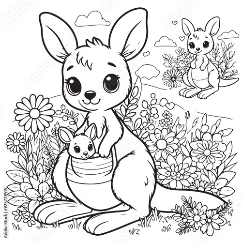 kangaroo in the wild
