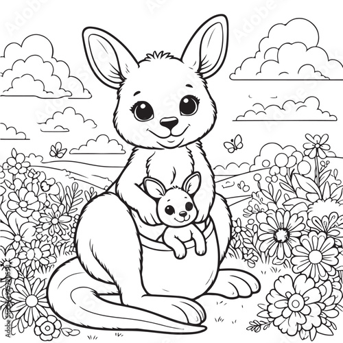 kangaroo in the wild