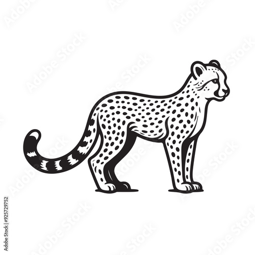 illustration of a leopard