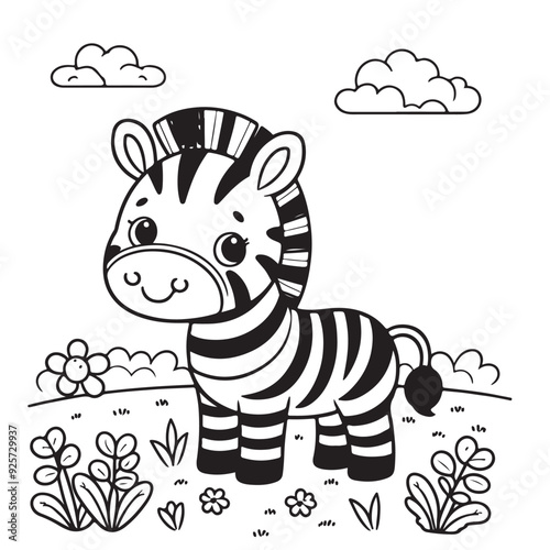 zebra cartoon