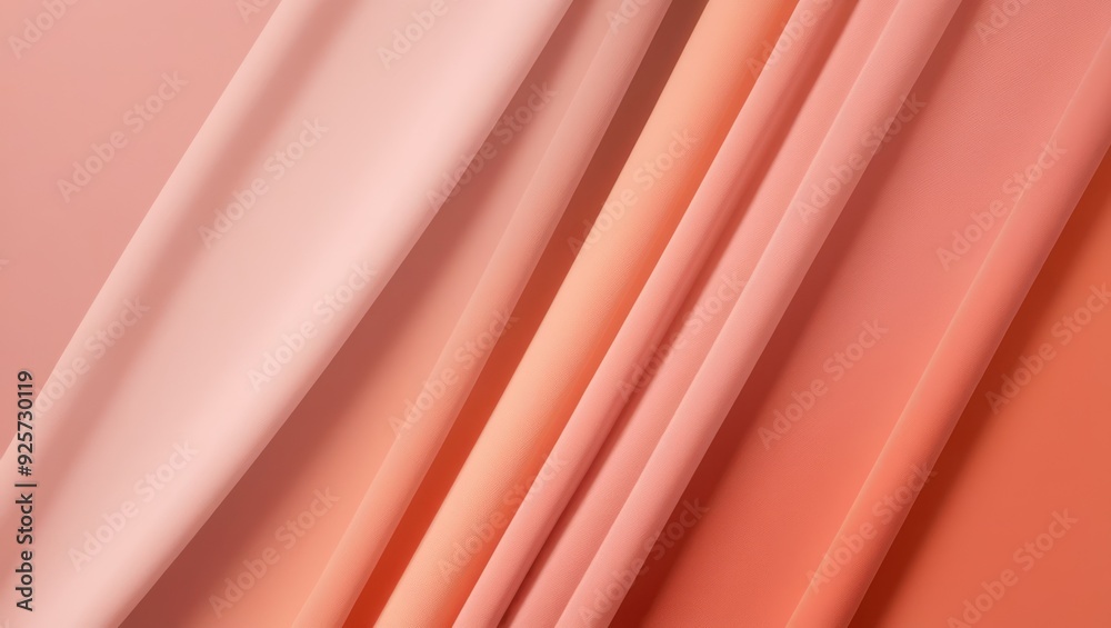 Soft, smooth pastel fabric layers create an elegant and warm atmosphere, ideal for design, fashion, and home decor concepts Soft, smooth pastel fabric layers create an elegant and warm atmosphere, ideal for design, fashion, and home decor concepts