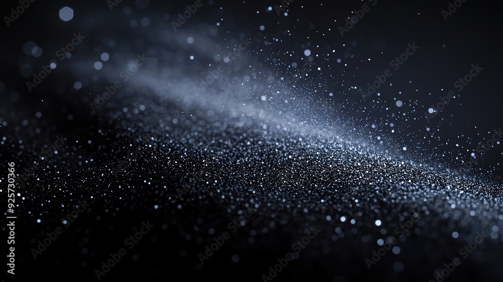 Obraz premium Cosmic Dust: A captivating abstract image of swirling cosmic dust and shimmering stars, evoking a sense of wonder and mystery.