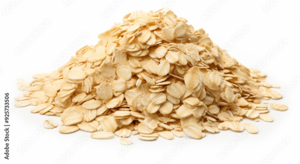 Oatmeal isolated on white background Oatmeal isolated on white background