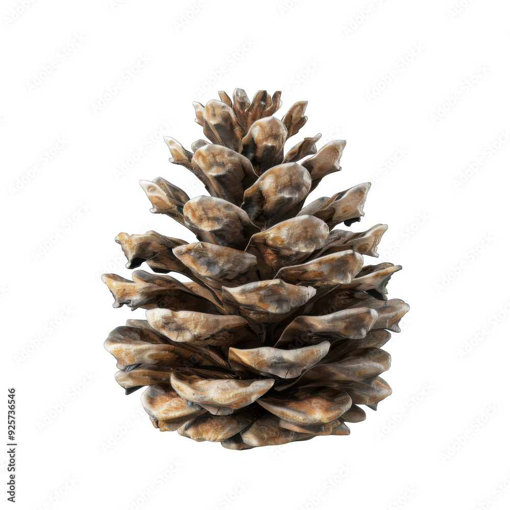 A Single Brown Pine Cone A Single Brown Pine Cone