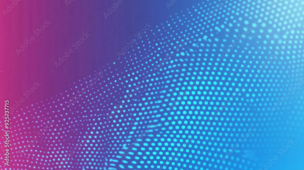 Fototapeta premium Halftone background with Blue gradient Trendy design