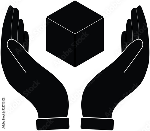 Both Hand with home icon, purchase house, home loan, home saving, hand holding house, Buying property real estate