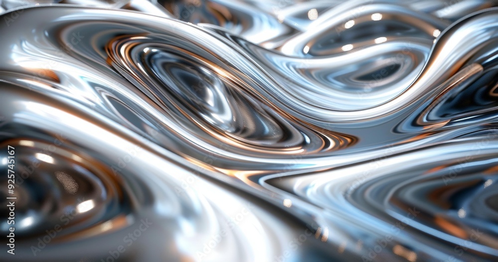 Abstract Artistry in Silver and Steel Abstract Artistry in Silver and Steel