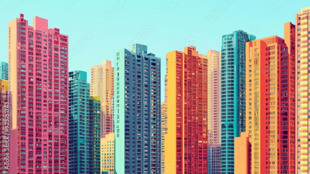 Obraz premium City high-rises